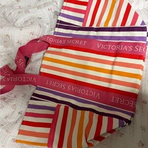 Victoria's Secret Colorful Striped Tote